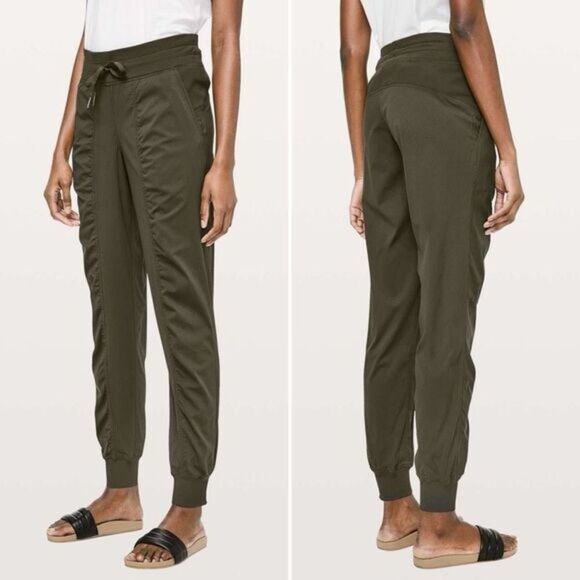 Lululemon Dance Studio Jogger 29" Dark Olive Size 2 - Picture 1 of 7